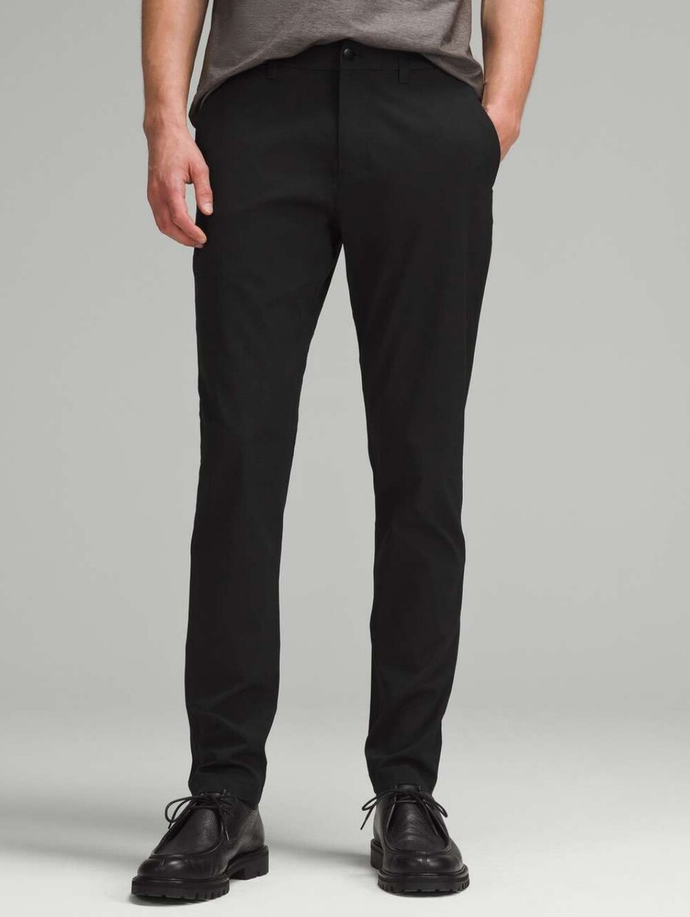 Lululemon ABC Slim-Fit Chocolate Brown Trouser 32"L *WovenAir Size 36
